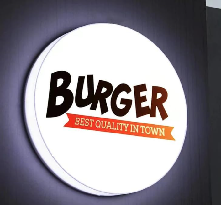 Customized Printed LED Signage Board Acrylic